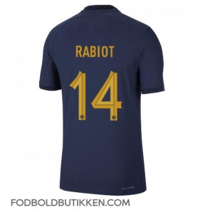 Frankrig Adrien Rabiot #14 Hjemmebanetrøje VM 2022 Kortærmet